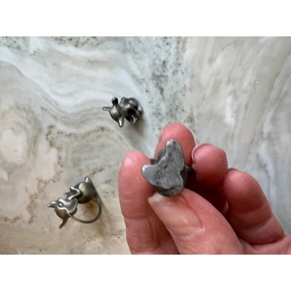 Lot of vintage pewter Mouse figurines figures - Picture 7 of 10